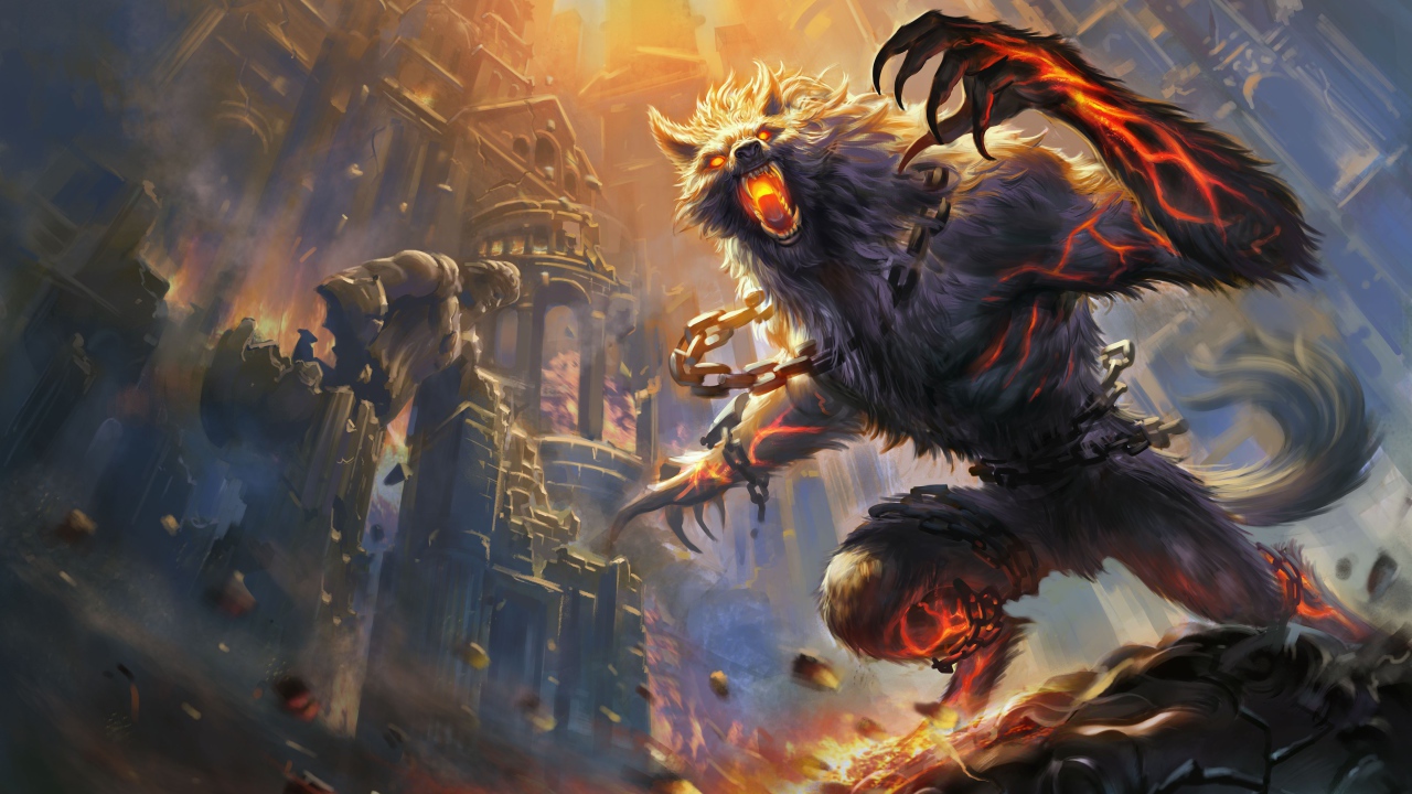 Зверь Фенрир в игре Smite