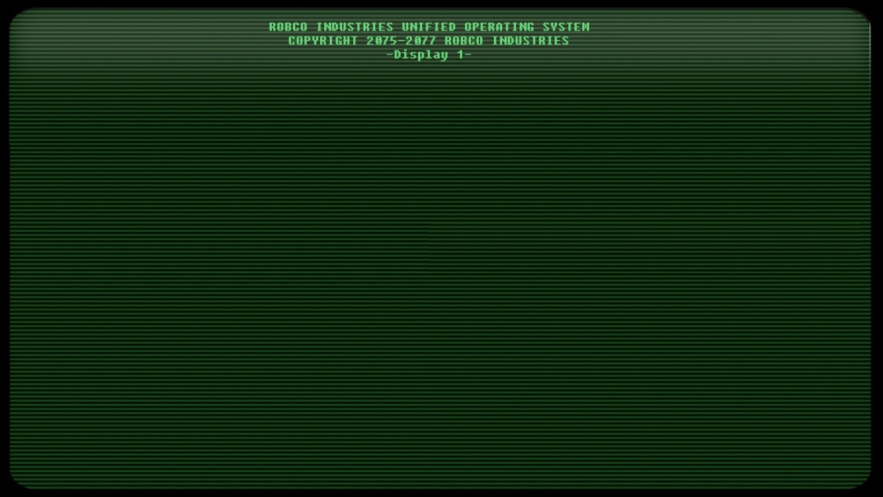 Дисплей компьютера в игре