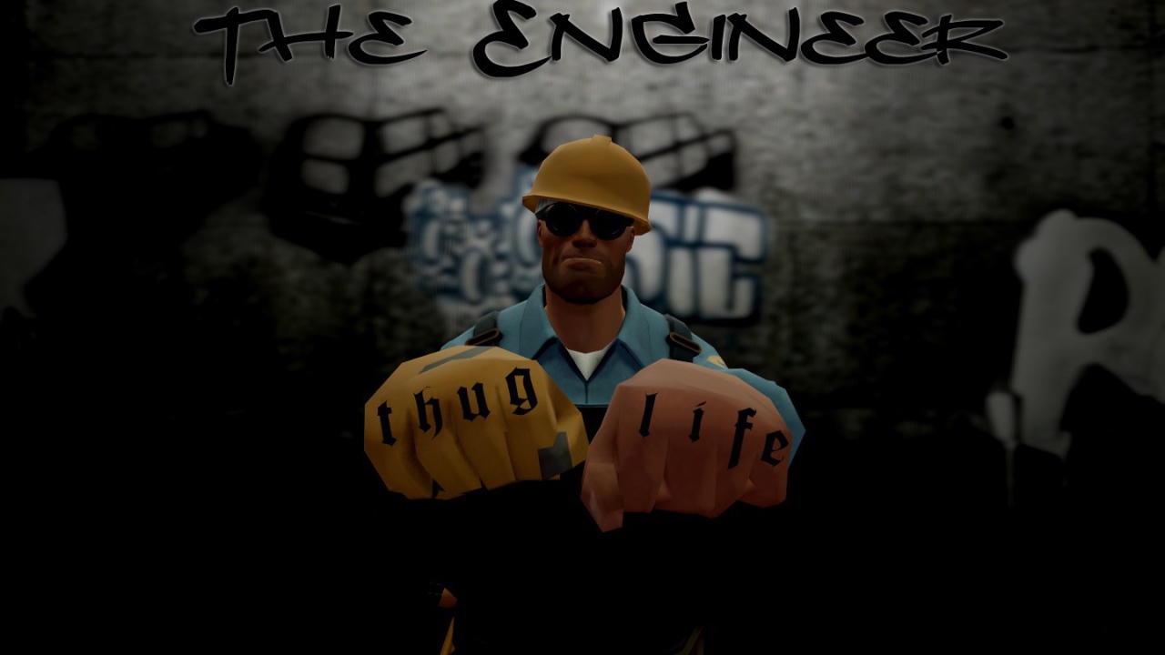 Инженер из игры Team Fortress 2