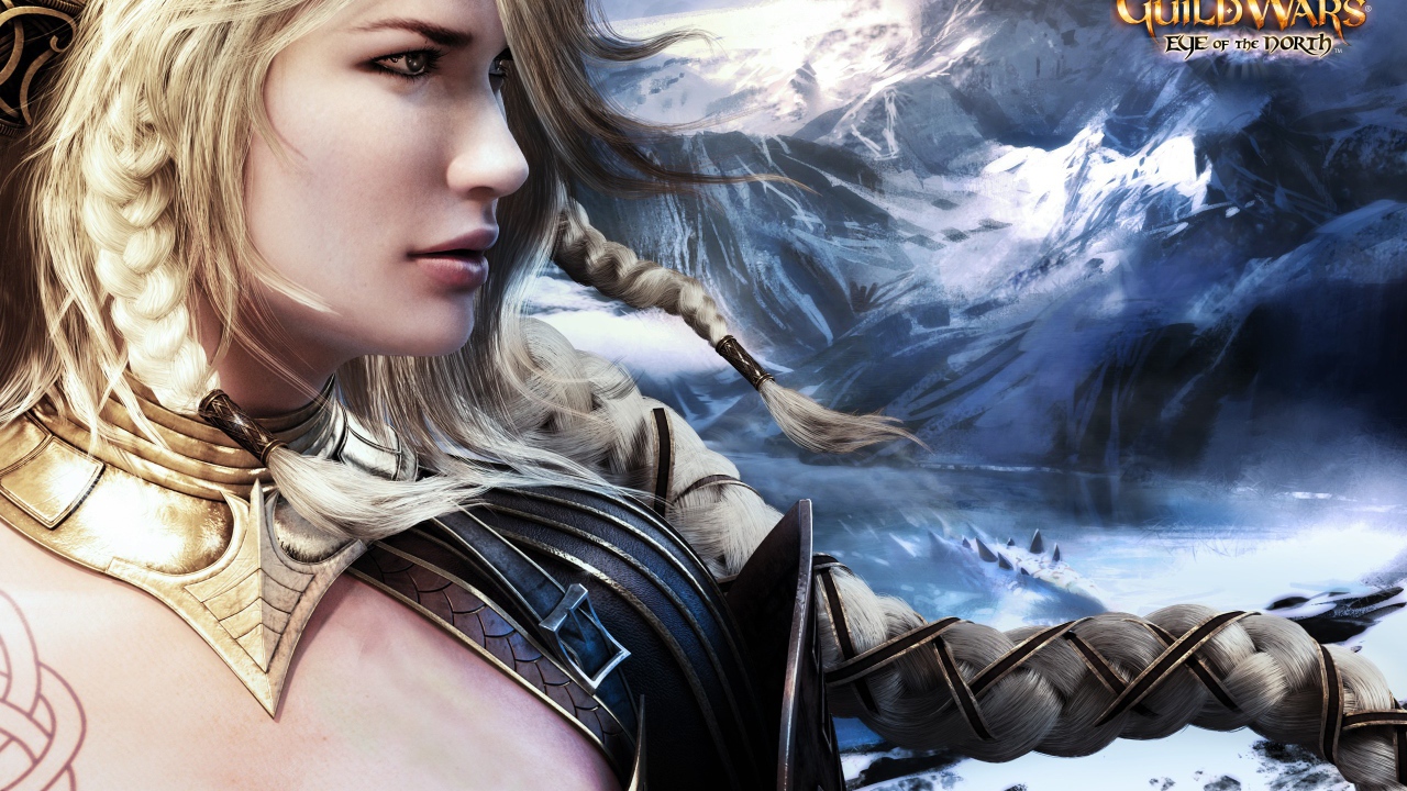 Девушка герой игры Guild Wars