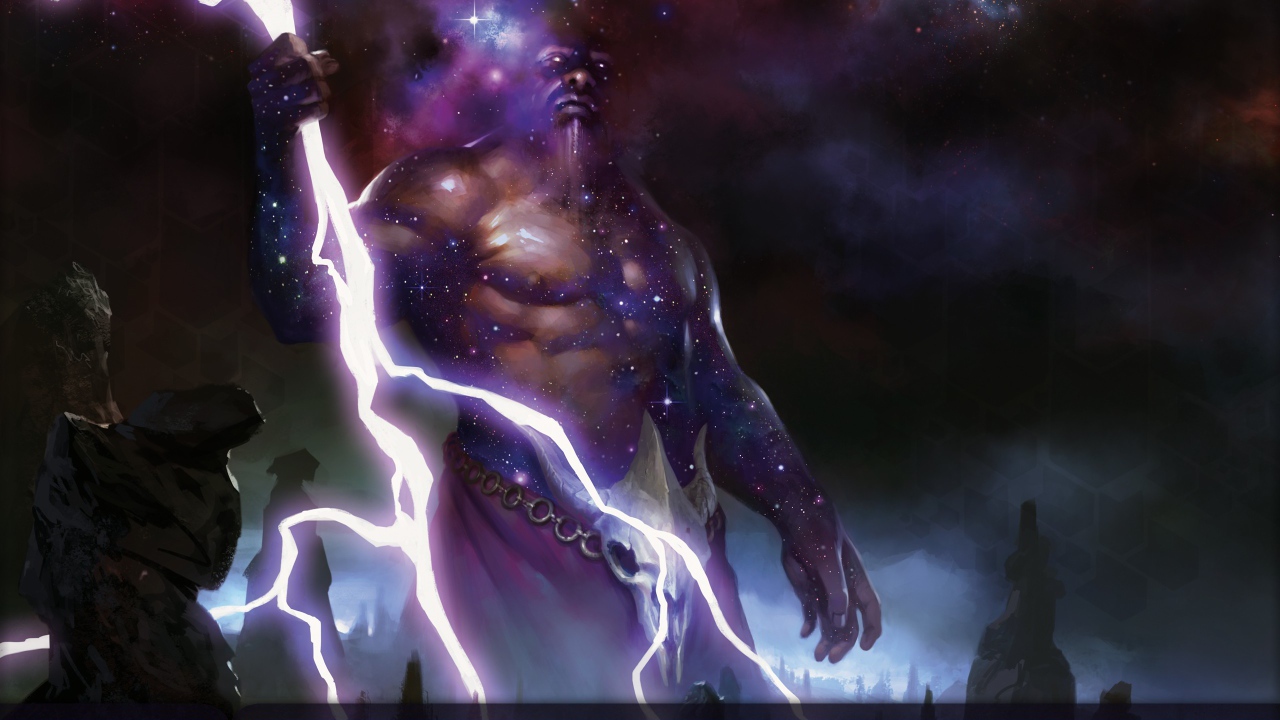 Небесный титан из игры Magic the Gathering