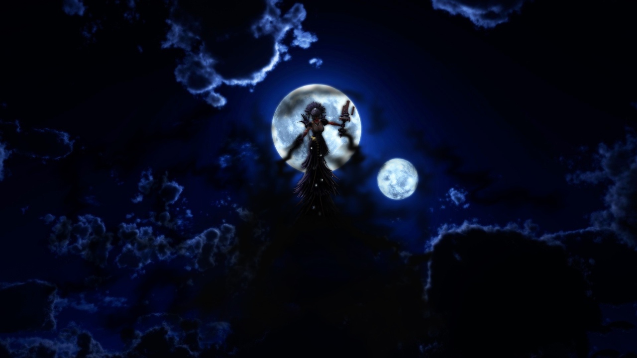 Нокс на фоне луны, игра Smite