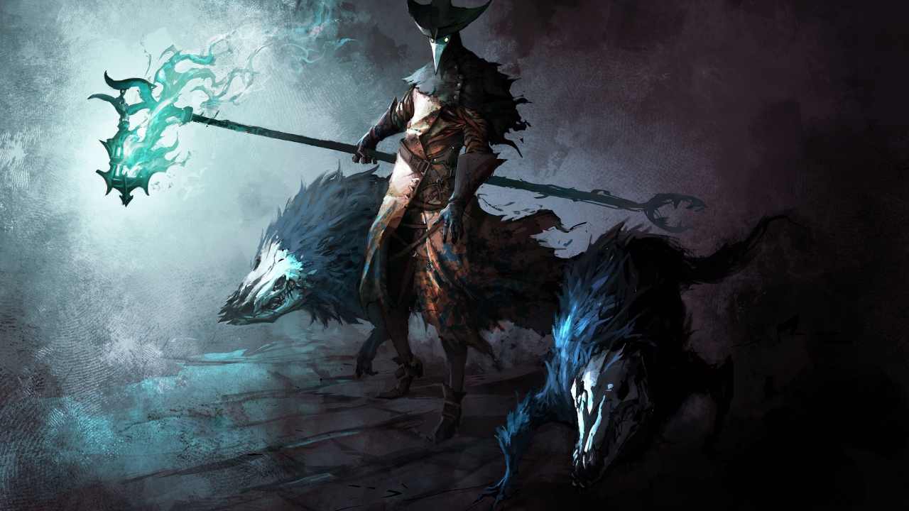 Чародей с волками в игре Castlevania Lords of Shadow