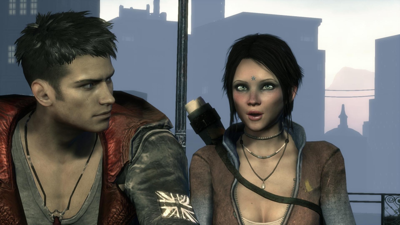 Парень и девушка из игры Devil May Cry