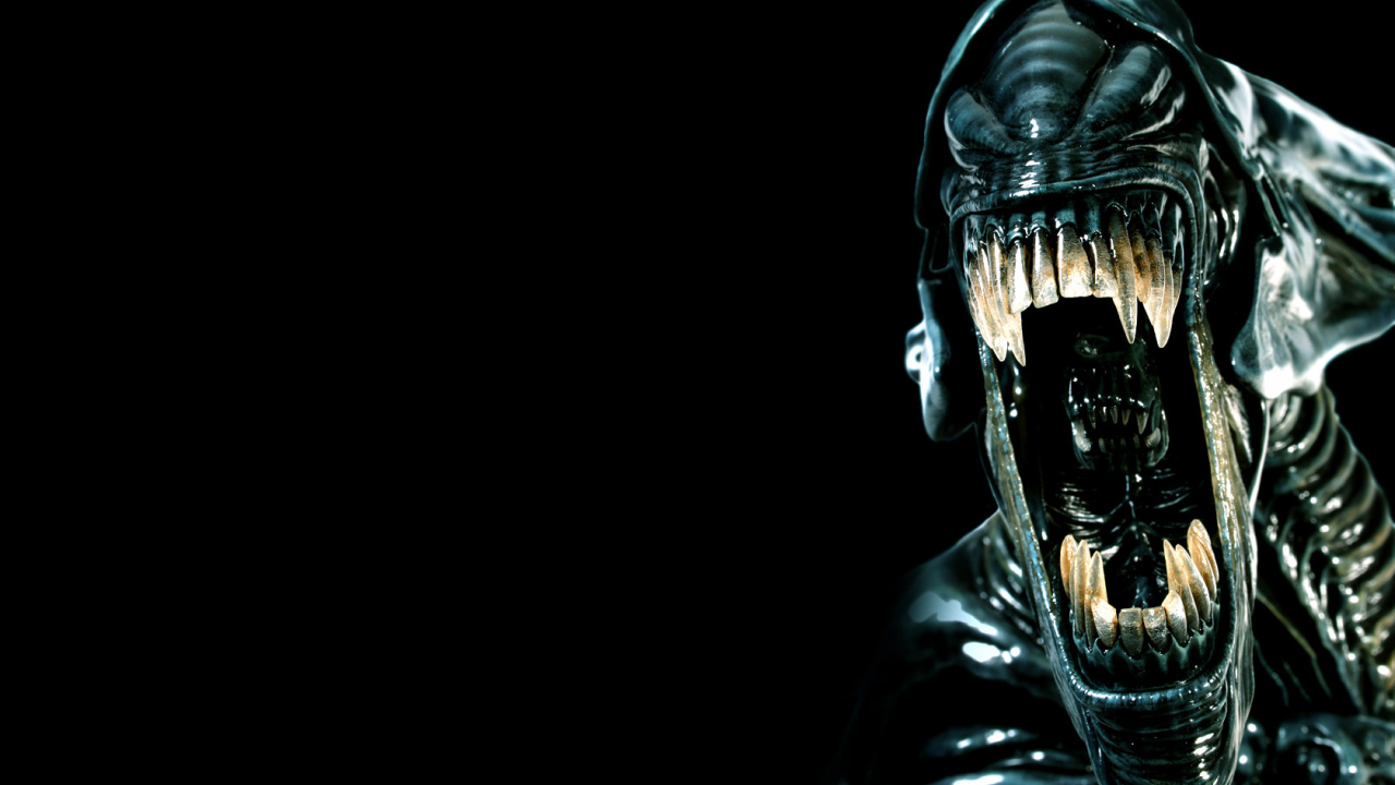 Монстр пришелец из игры Alien Isolation