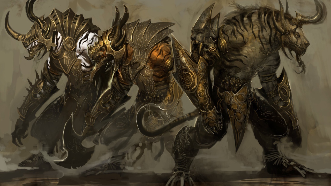 Монстры из игры Guild Wars 2