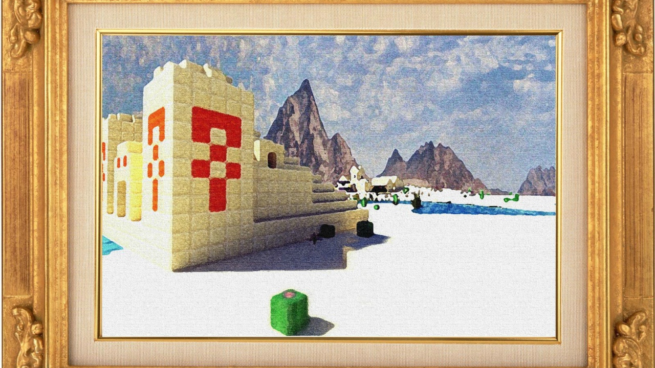 Картина в игре Minecraft