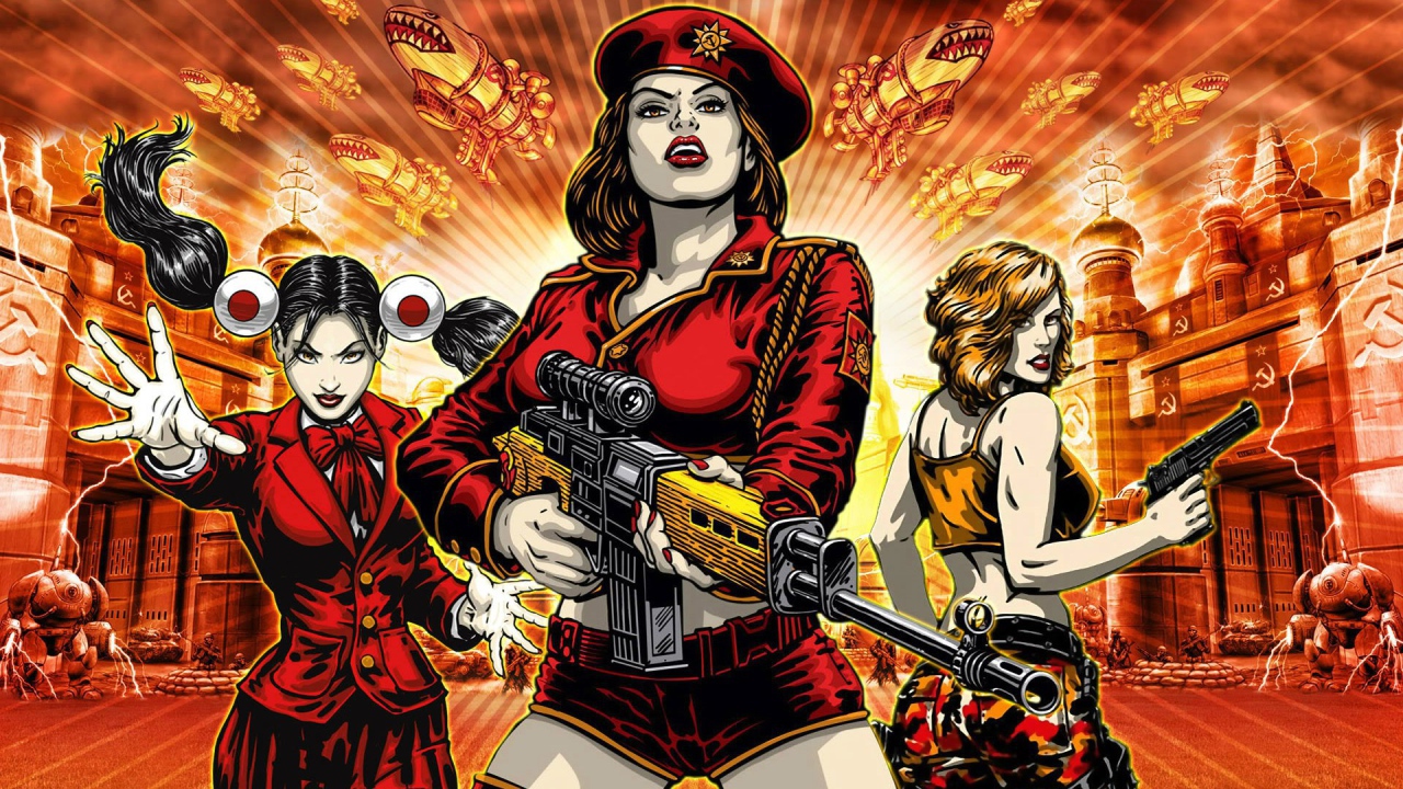 Популярная игра Red alert 3