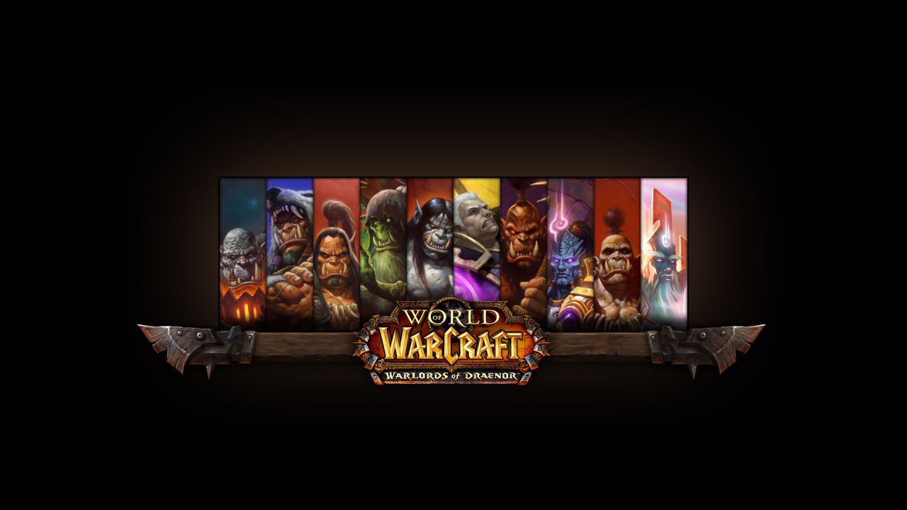 Постер видео игры World of Warcraft Warlords of Draenor
