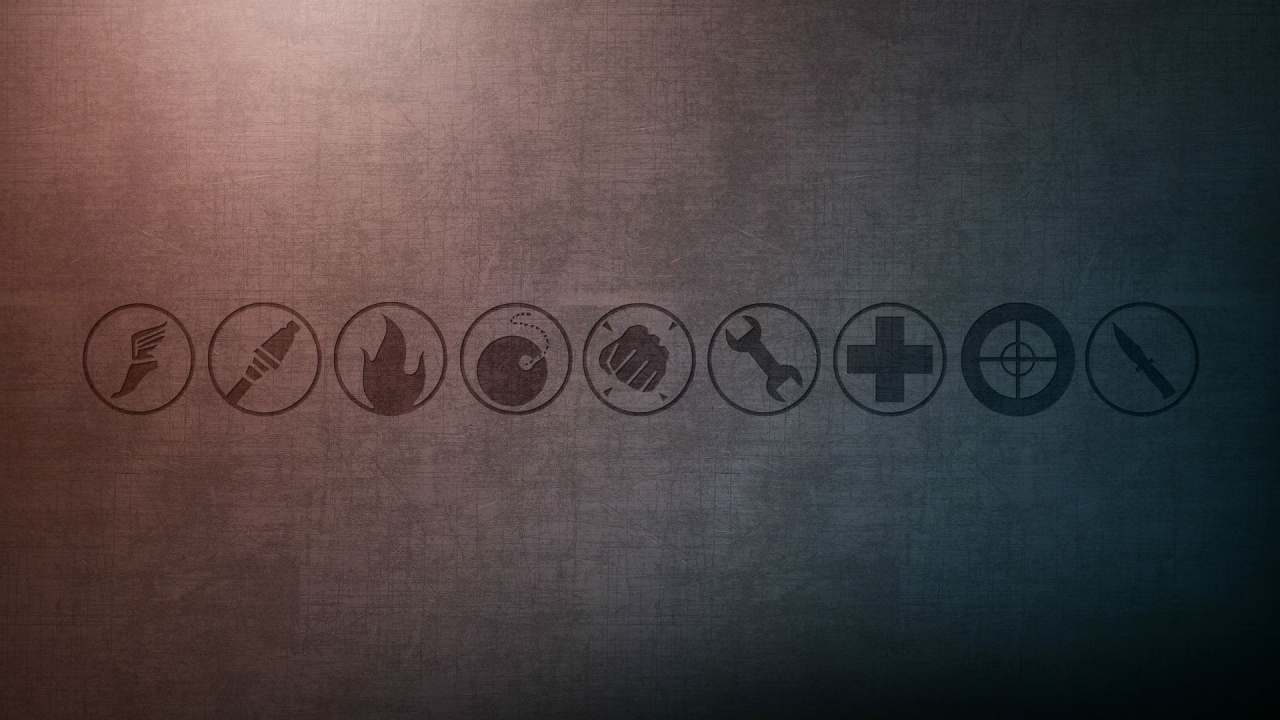 Пиктограммы из игры Team Fortress