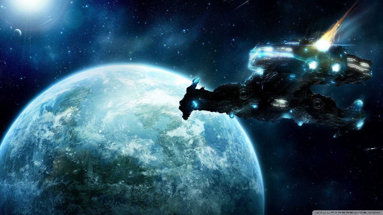 Космический корабль похож на дракона