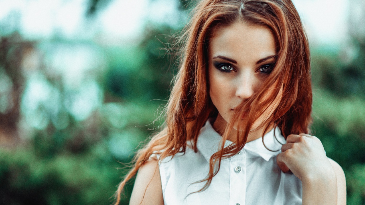 Рыжая модель Алла Бергер