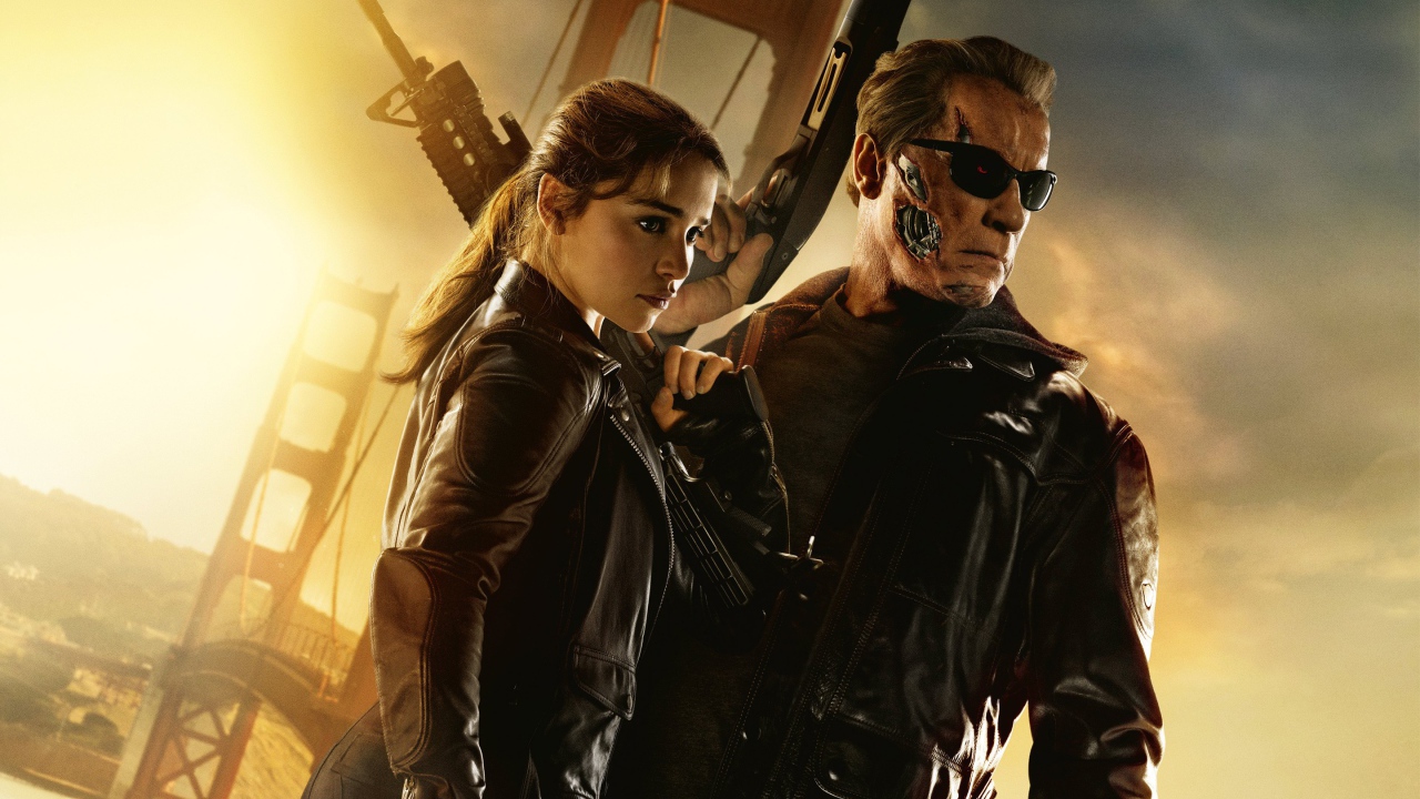 Эмилия Кларк в фильме Терминатор Генезис