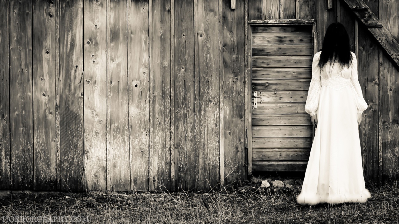 Девушка у деревянного сарая, фильм Звонок