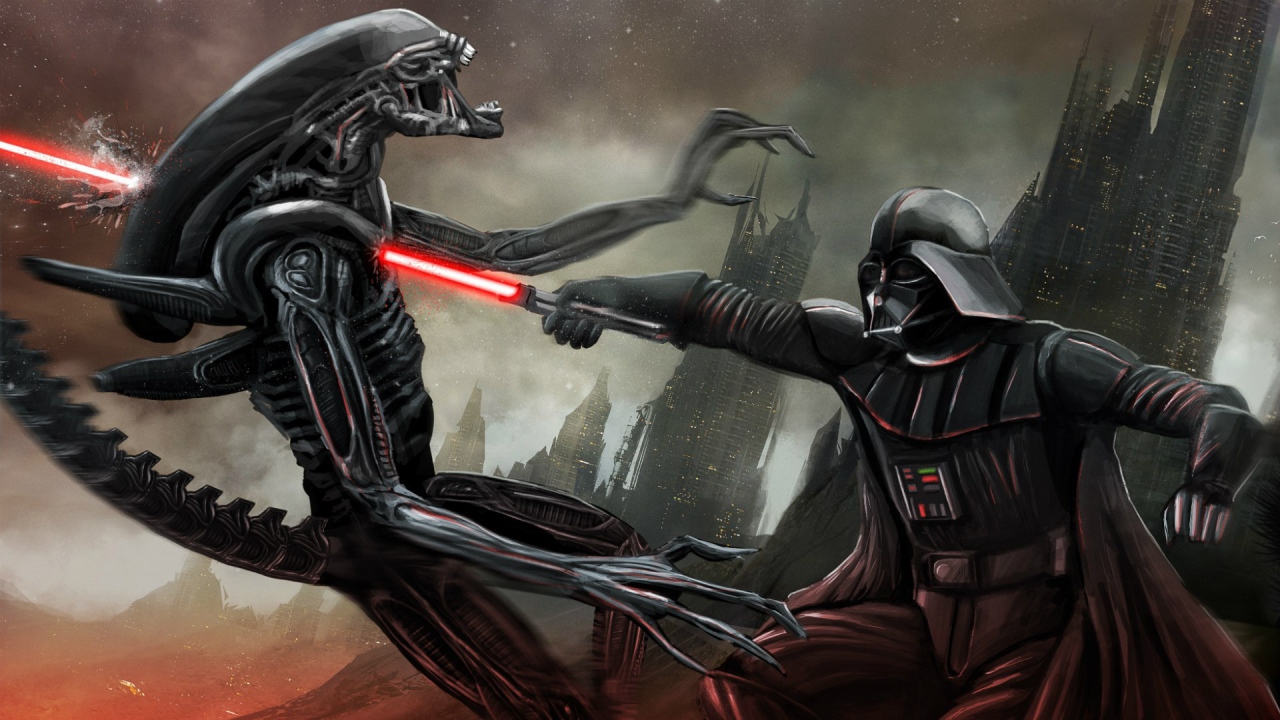Ксеноморф против Дарта Вейдера