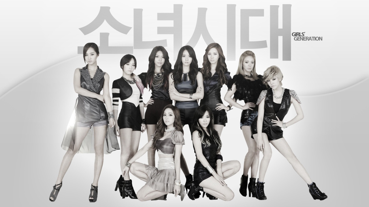Постер корейской группы Girls’ Generation