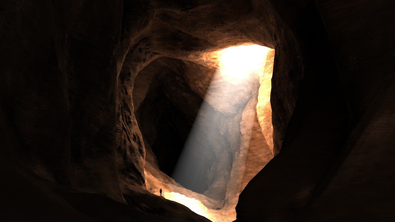 Луч света пещера