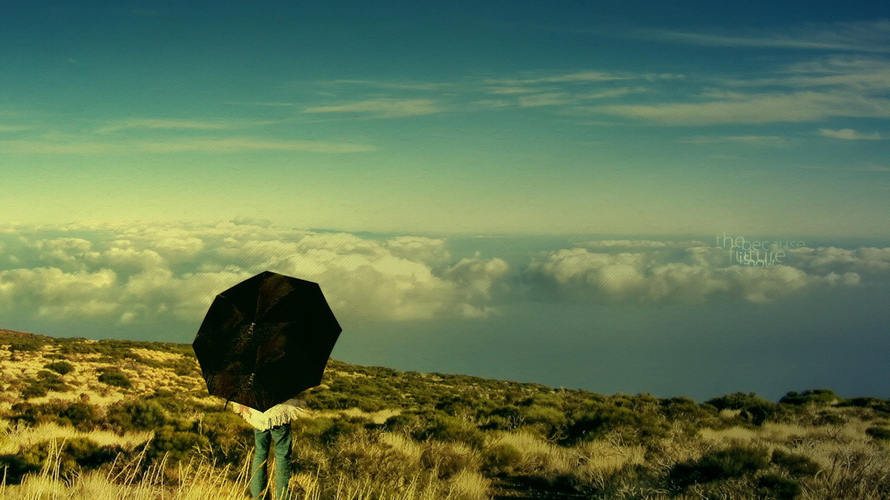 Человек выше облаков