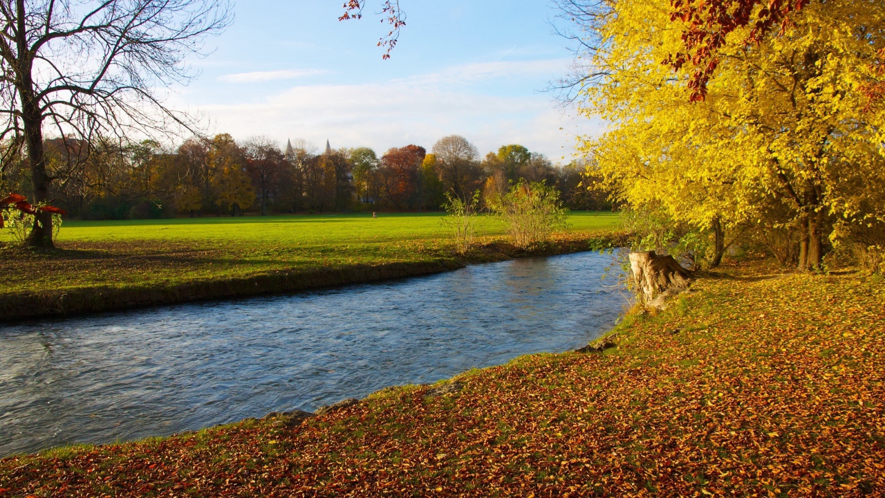 Речушка среди полей