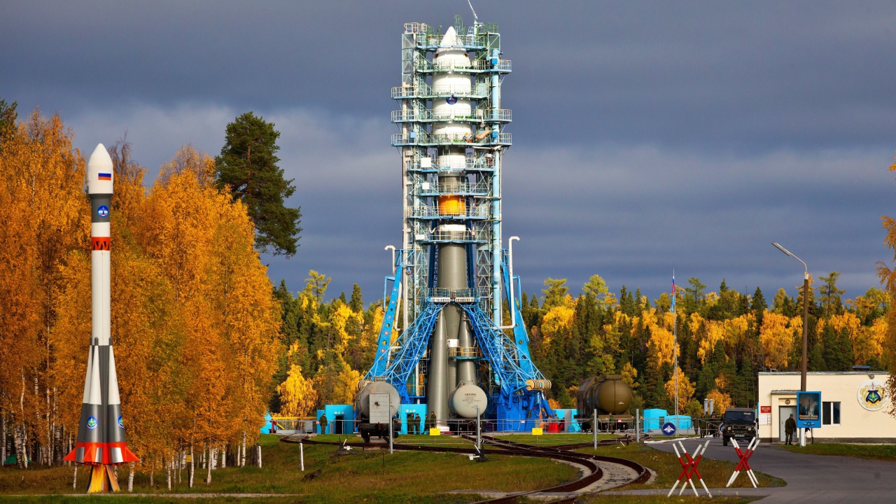 Экспонаты в музее космонавтики