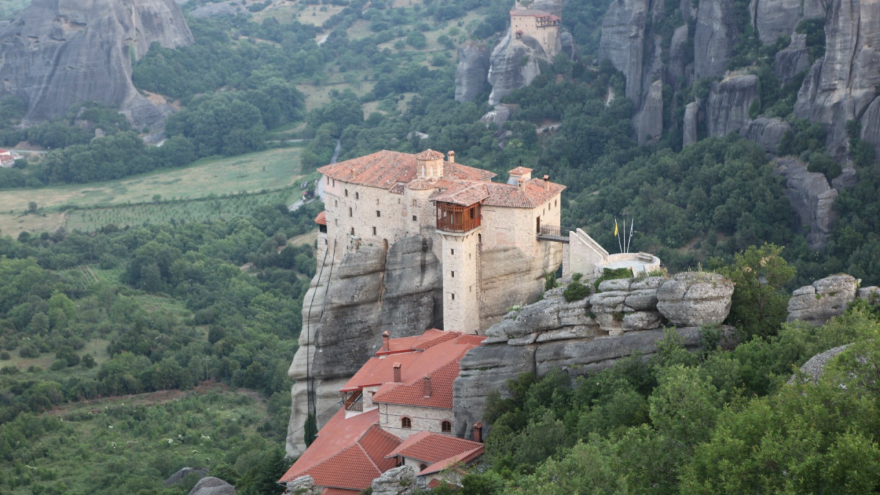 Монастыри Метеоры, Фессалия, Греция