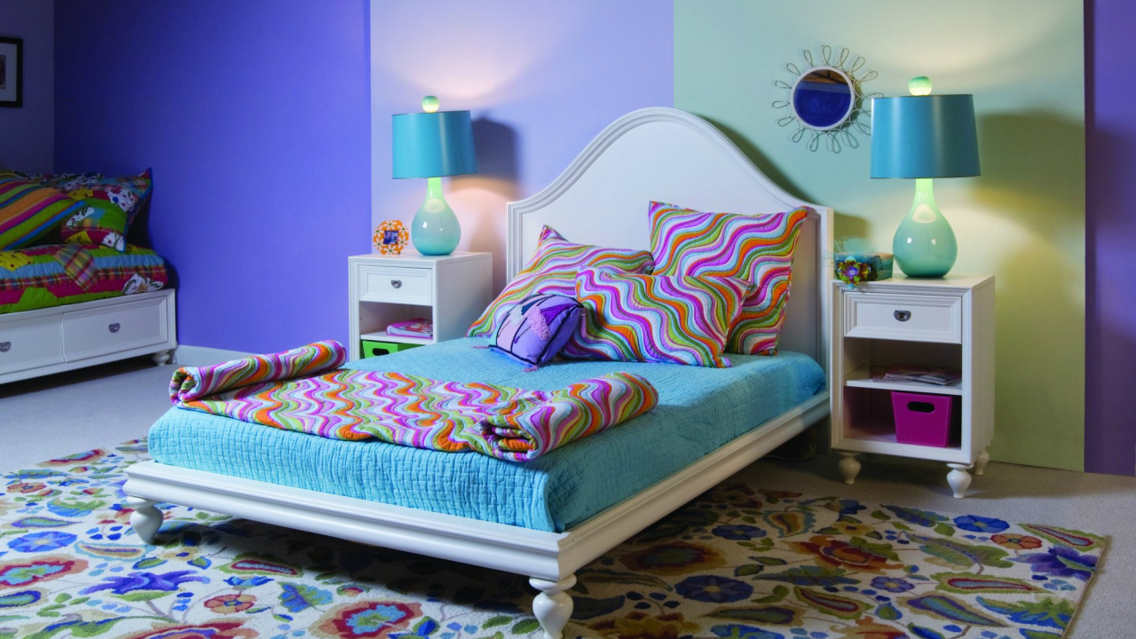 Цветная спальня