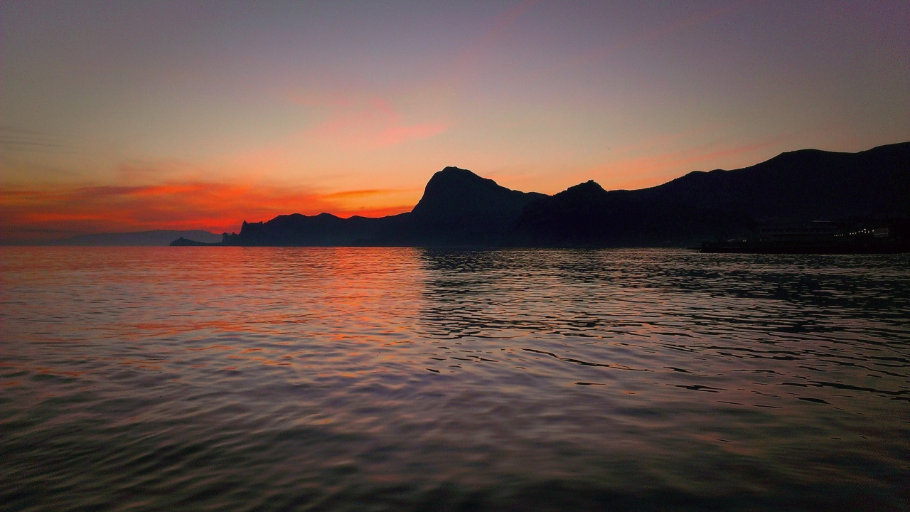 Рассвет в Судаке, Крым