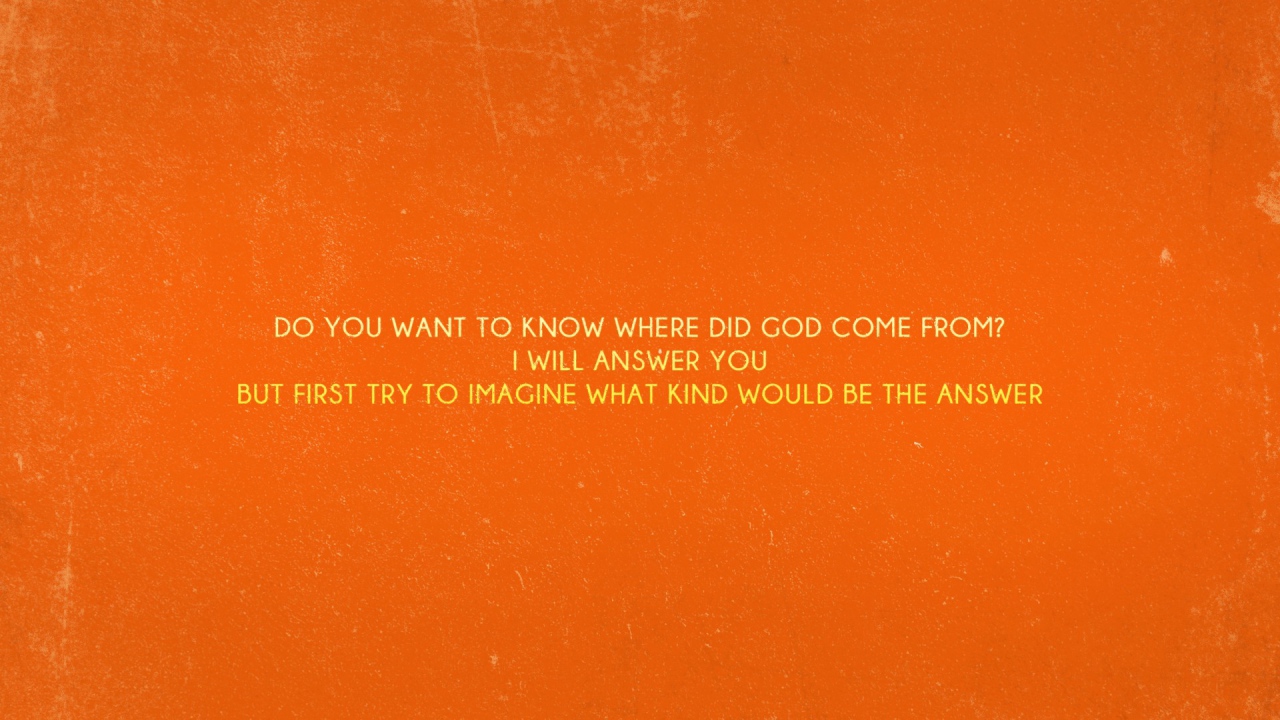 Хочешь знать, откуда появился бог?