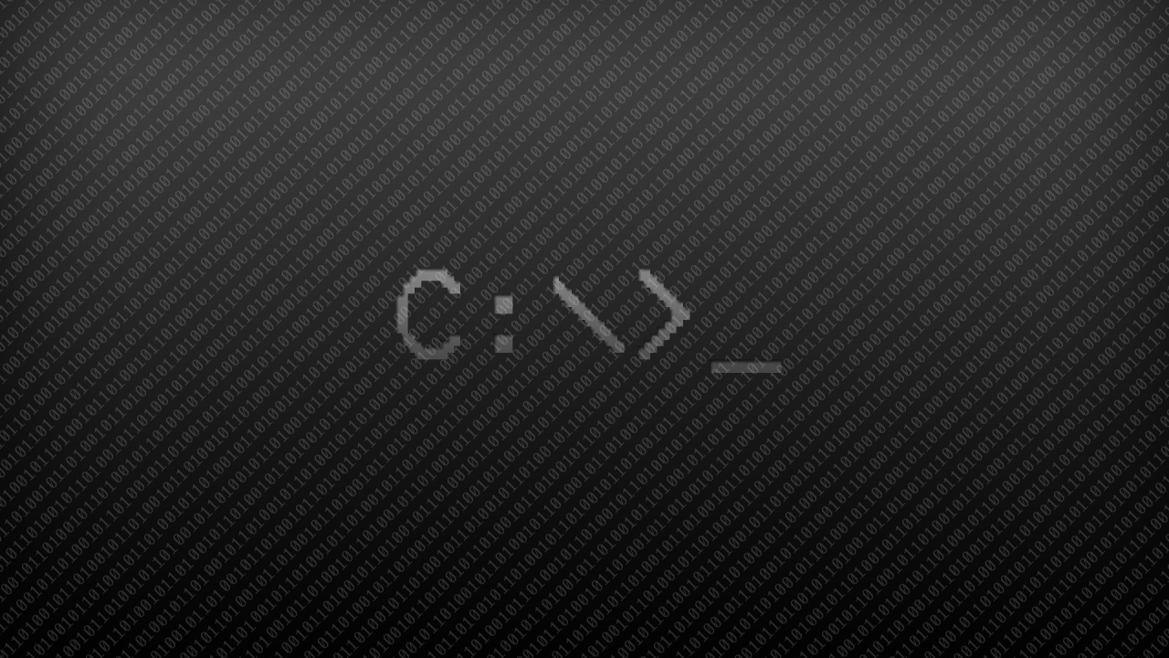 Бинарный код на черном фоне