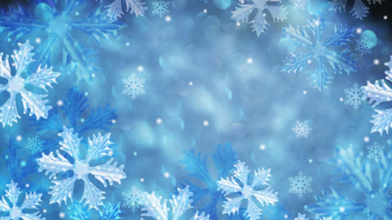 Снежные узоры на окне в Новый год 2017