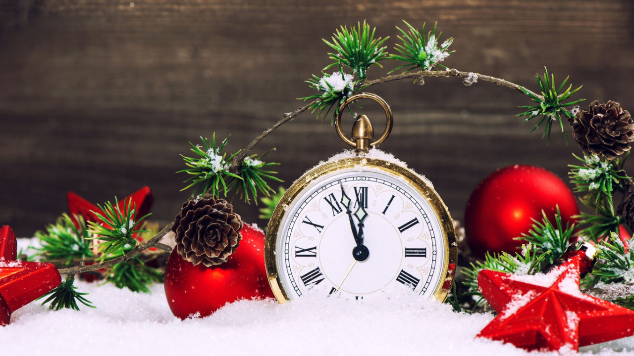 Время Нового года 2017