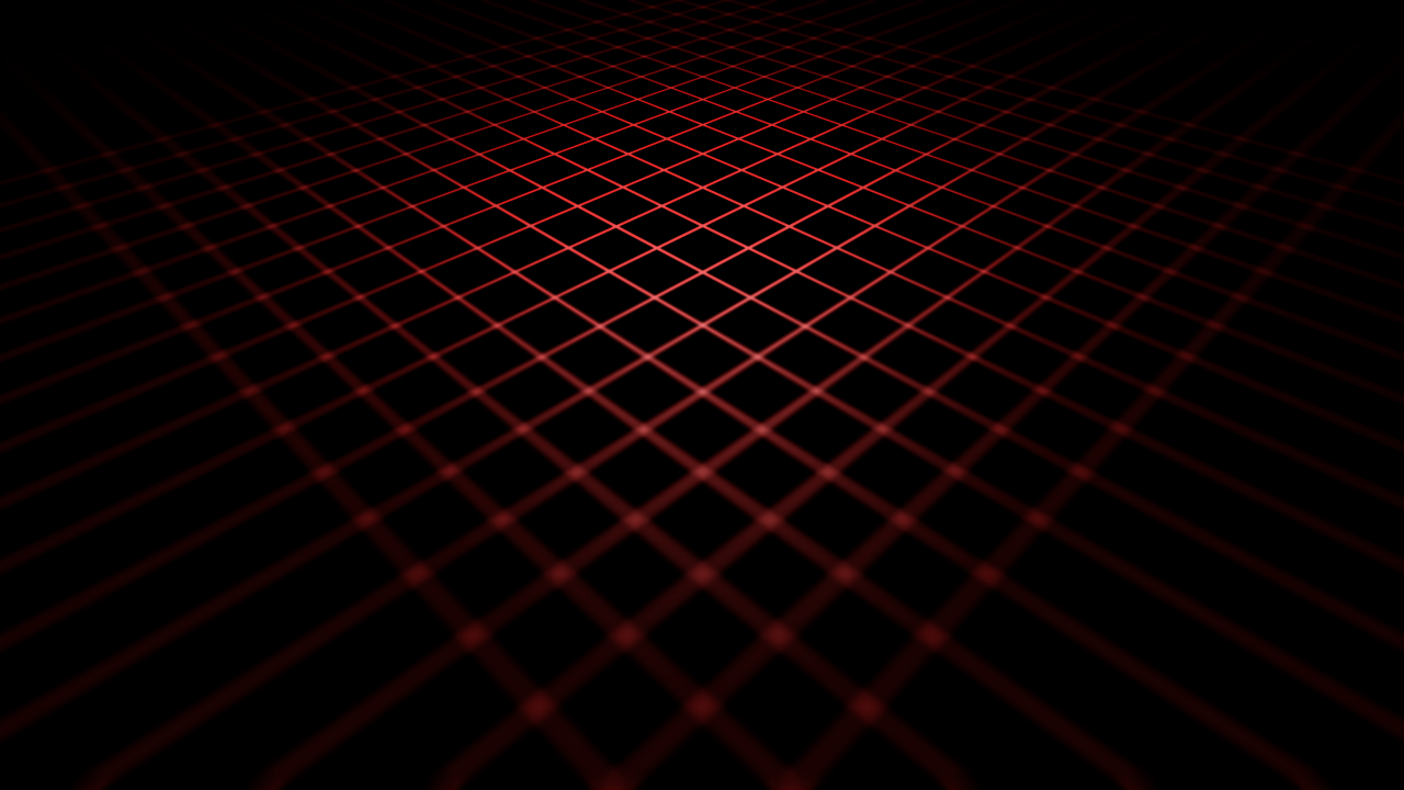 Красные линии на черном фоне 3д графика