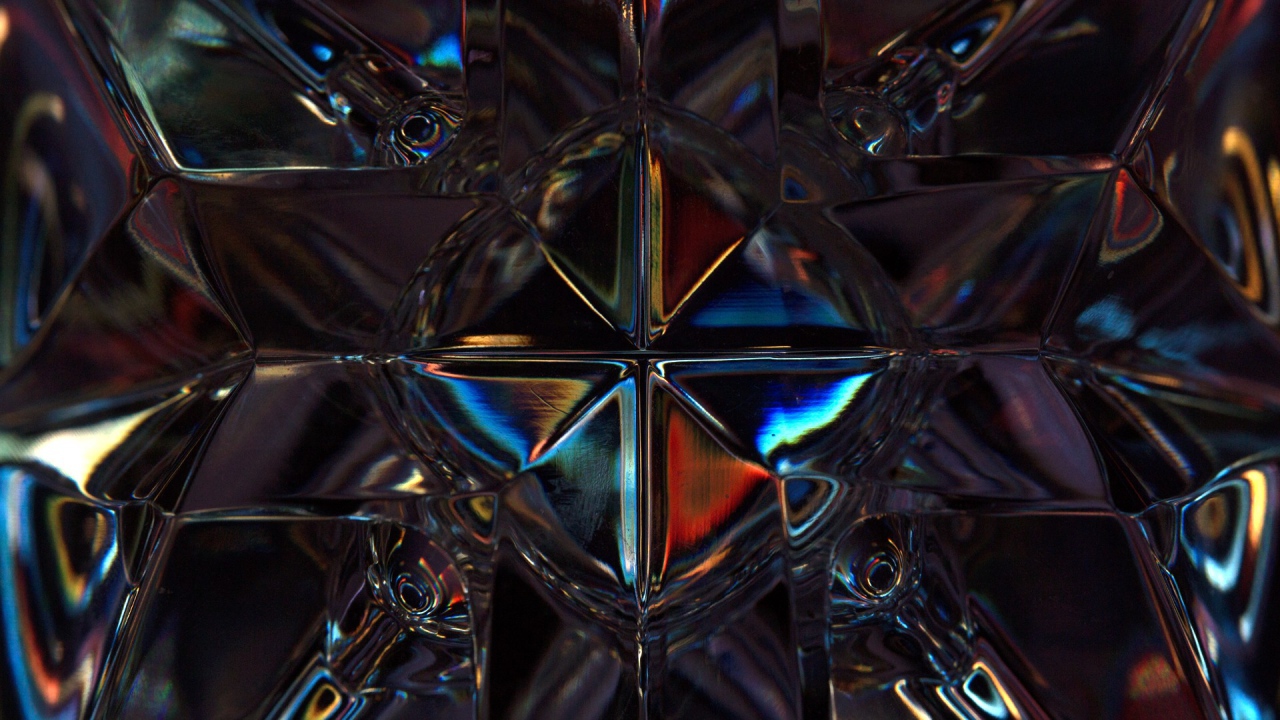Необычный стеклянный узор  3д графика 
