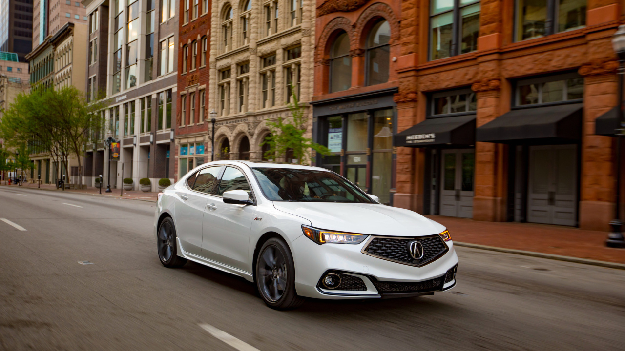 Белый автомобиль Acura TLX A-Spec 1, 2018 в городе 