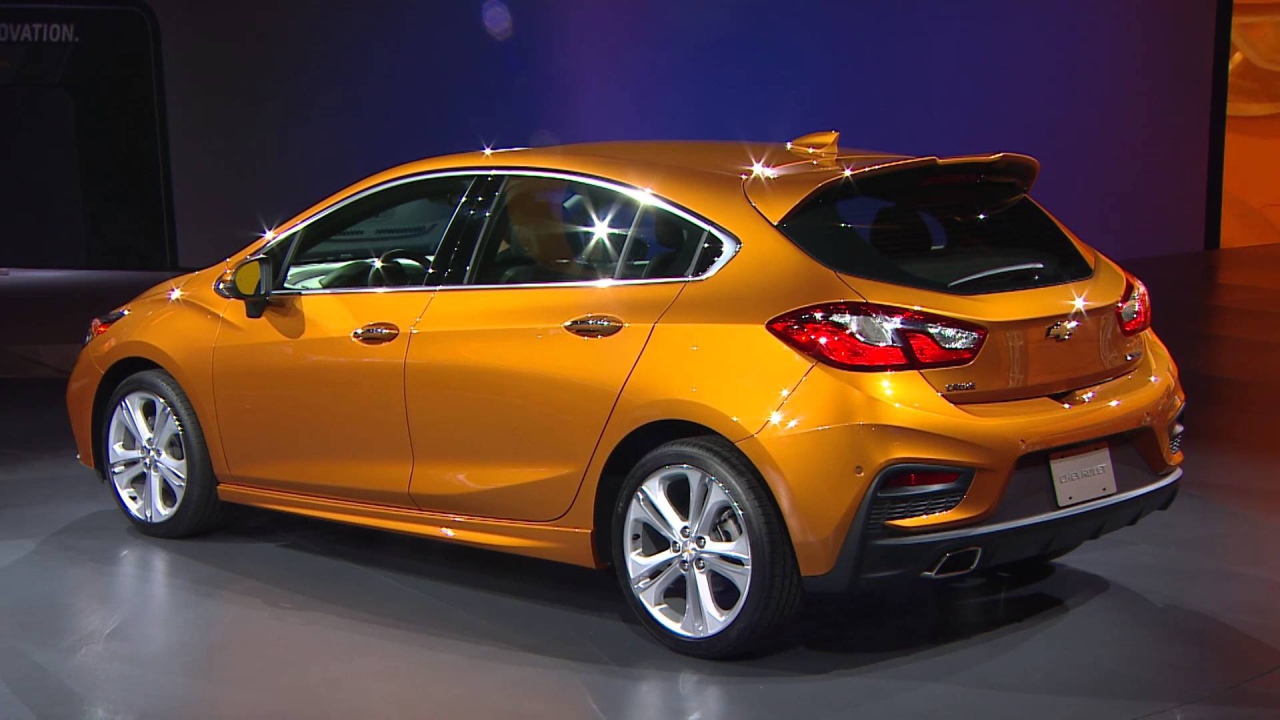 Chevrolet Cruze Hatch 2017 года вид сзади 