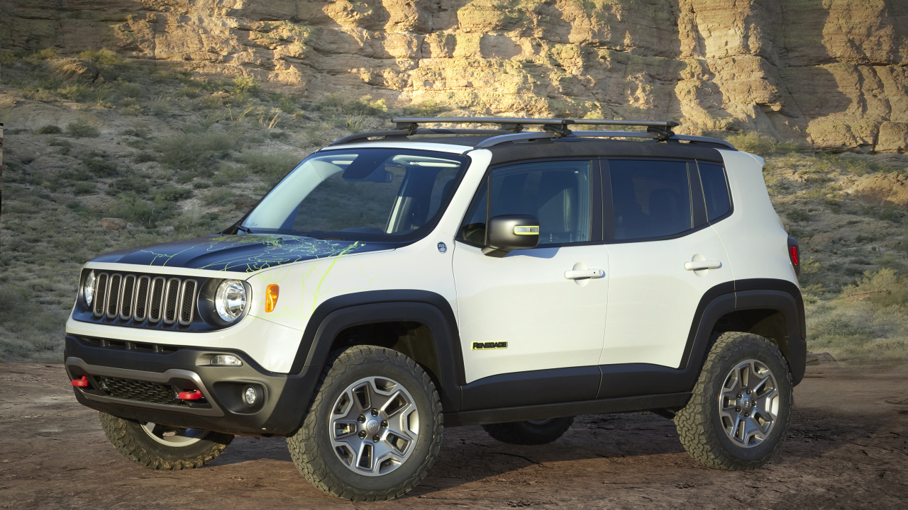 Стильный белый Jeep Renegade Commander Concept 
