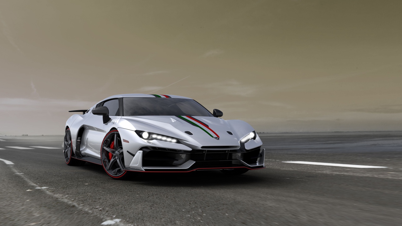 Эксклюзивный спортивный автомобиль Lamborghini Huracan Italdesign, 2018