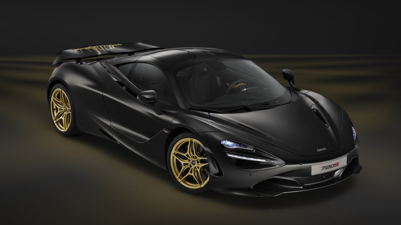 Black sports car McLaren MSO 720S Coupe