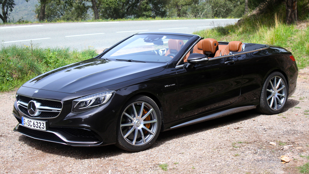 Черный Mercedes-AMG S63 Cabriolet  2017 года 