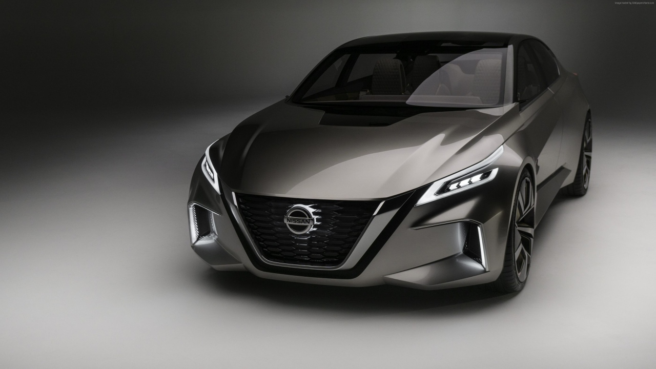 Стильный автомобиль Nissan Vmotion 2.0 вид спереди