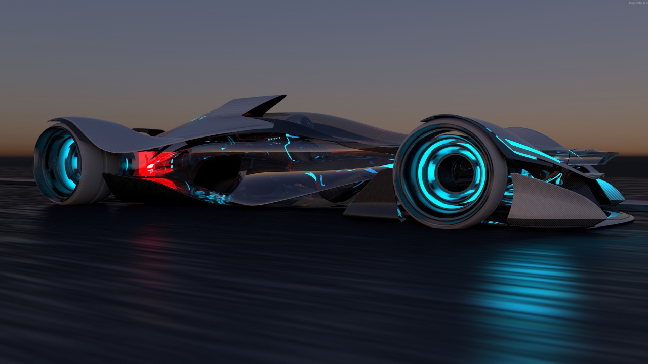 Гоночный автомобиль концепт Infiniti Synaptiq, 2029