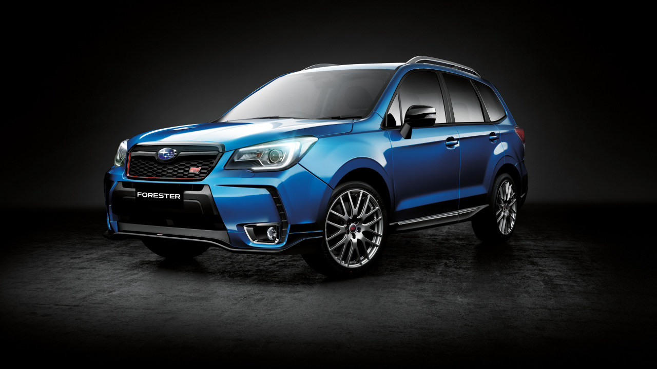 Автомобиль Subaru Forester цвет синий металлик 
