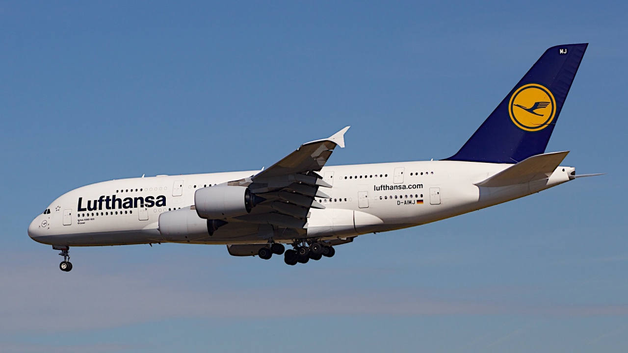 Airbus A380-800 авиакомпании Lufthansa