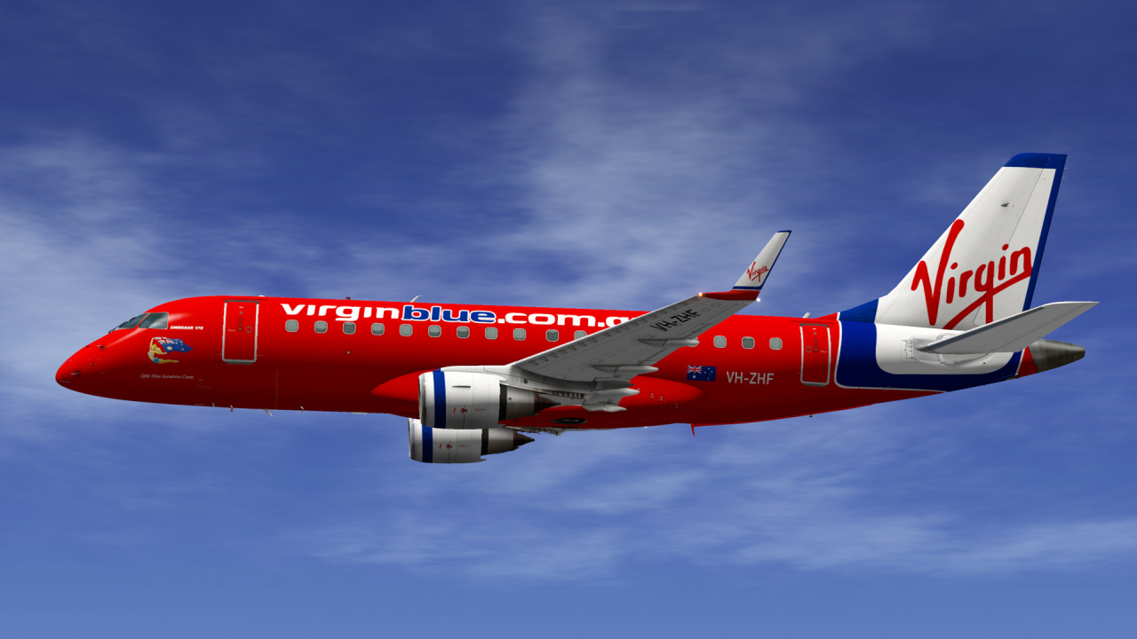 Embraer австралийской авиакомпании Virgin Blue
