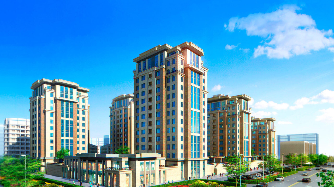 Современный жилой комплекс Коркем город Астана 