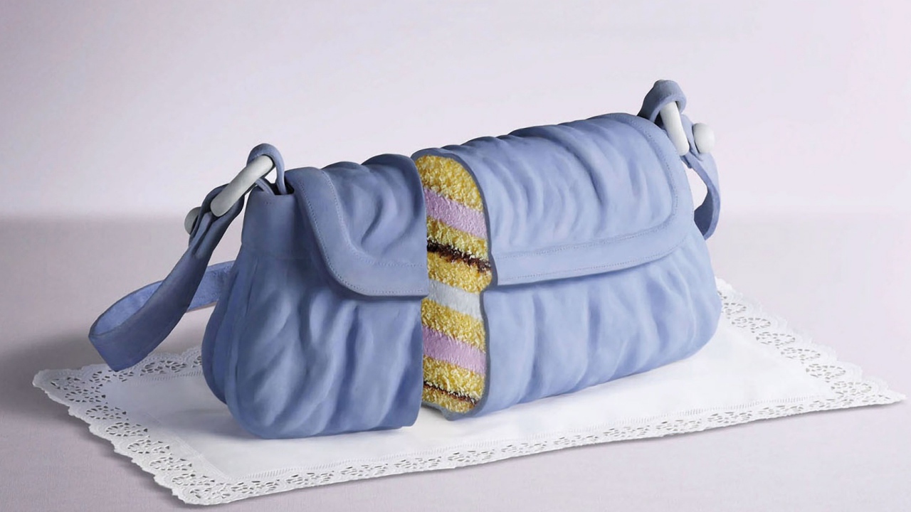 Необычный торт в виде женской  сумочки
