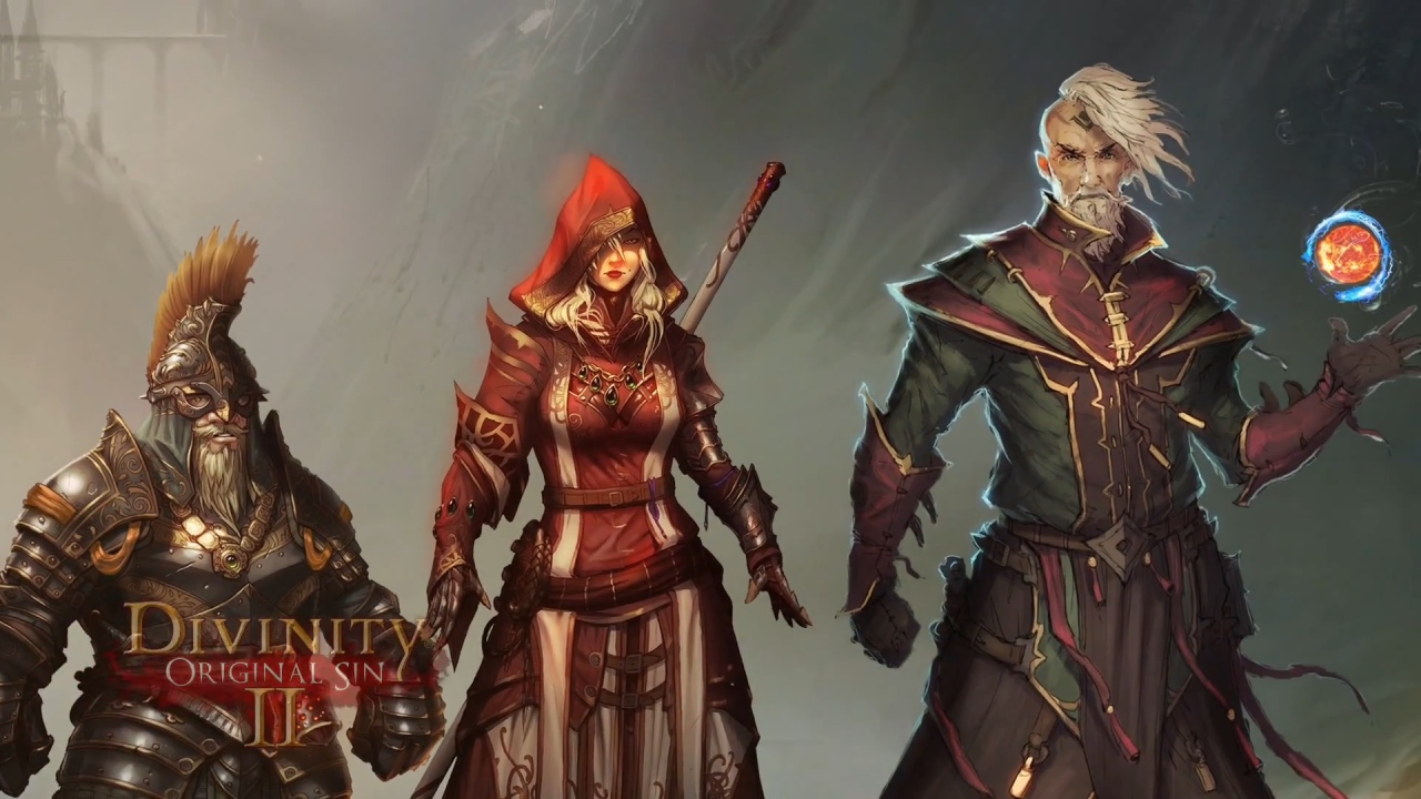 Три воина из игры Divinity Original Sin II