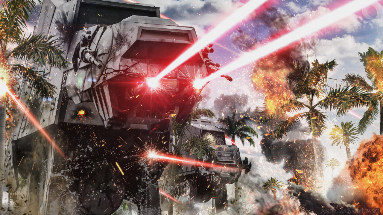 Боевая машина AT-AT фильм Изгой-один. Звёздные войны Истории 