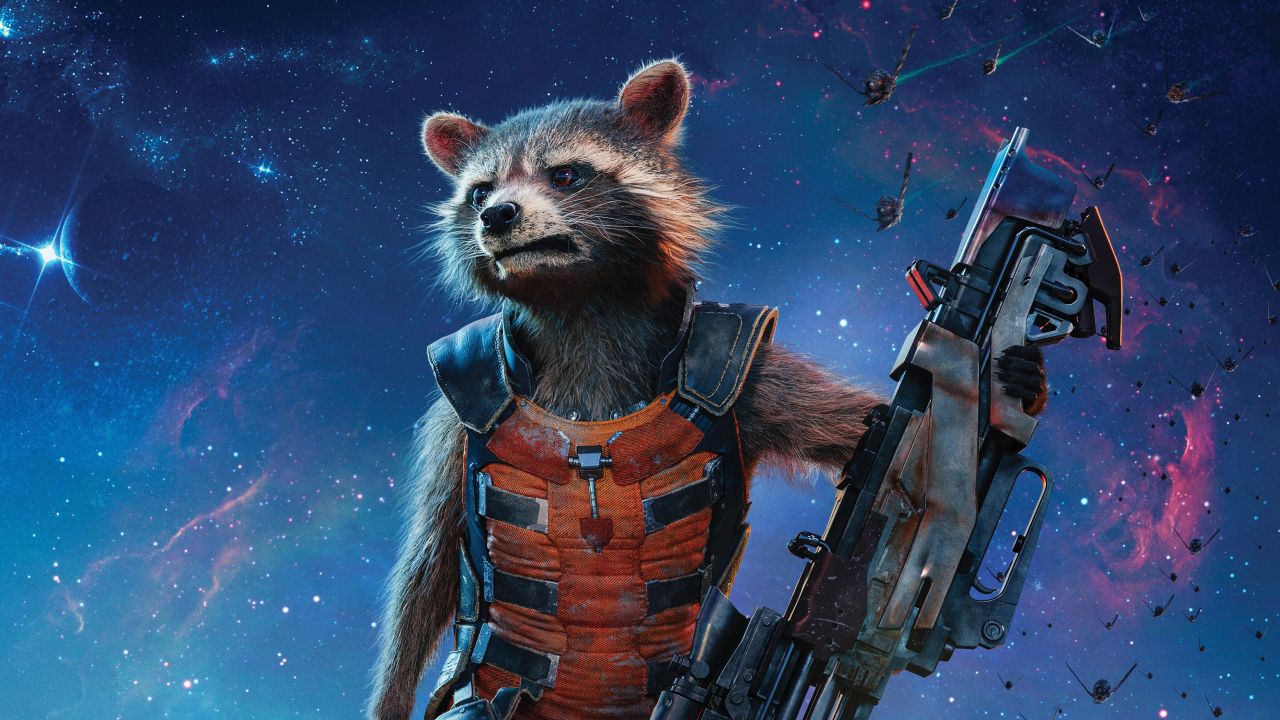 Реактивный Енот персонаж фильма Стражи галактики 2 