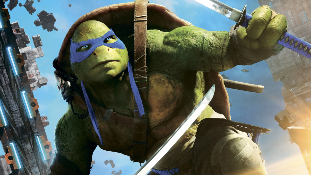 Леонардо персонаж фильма Черепашки-ниндзя 2 